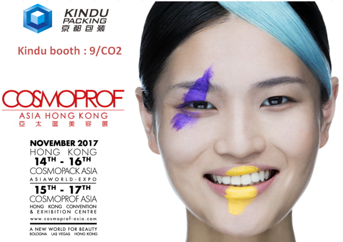 Kindu Packing Attends Cosmopack Asia 2017